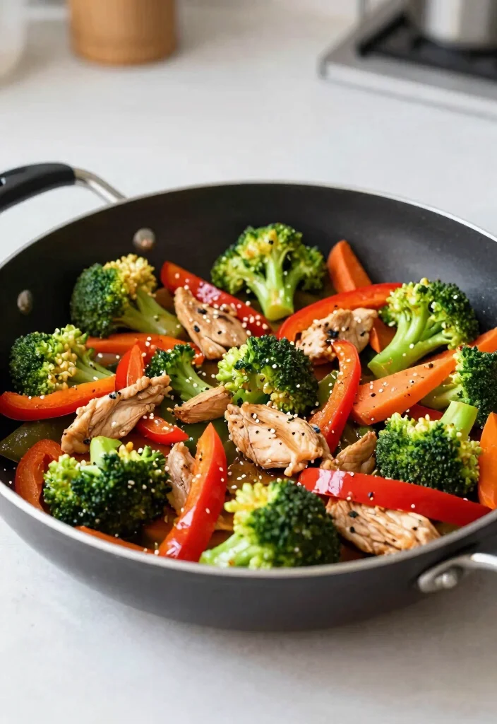 17 Quick Weeknight Meals for Family Healthy & Fast - 8. Chicken and Vegetable Stir-Fry 1