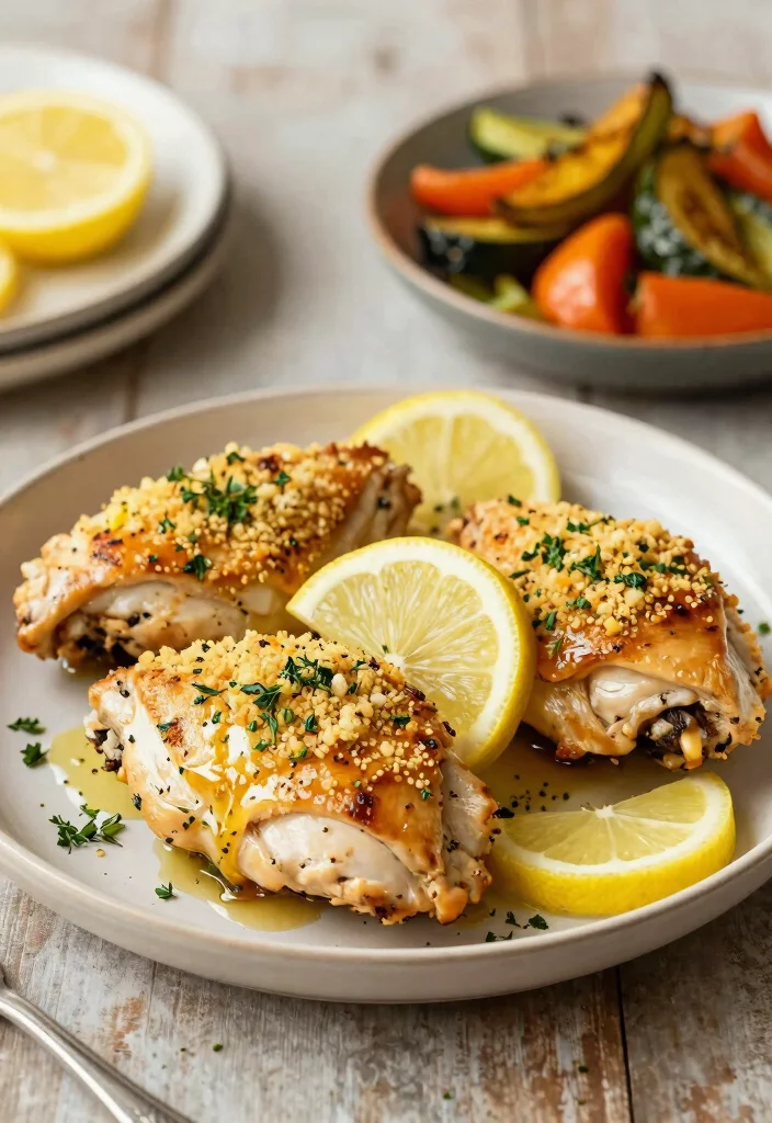 18 Big Family Dinner Ideas for When You’re Hosting the Whole Crew - 16. Baked Lemon Herb Chicken Thighs 1