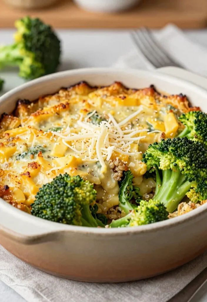 18 Clean Eating Family Meals That Kids Will Actually Eat - 13. Broccoli Cheddar Quinoa Bake 1