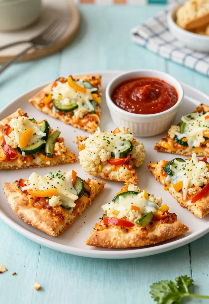 18 Clean Eating Family Meals That Kids Will Actually Eat - 5. Cauliflower Pizza Bites 1