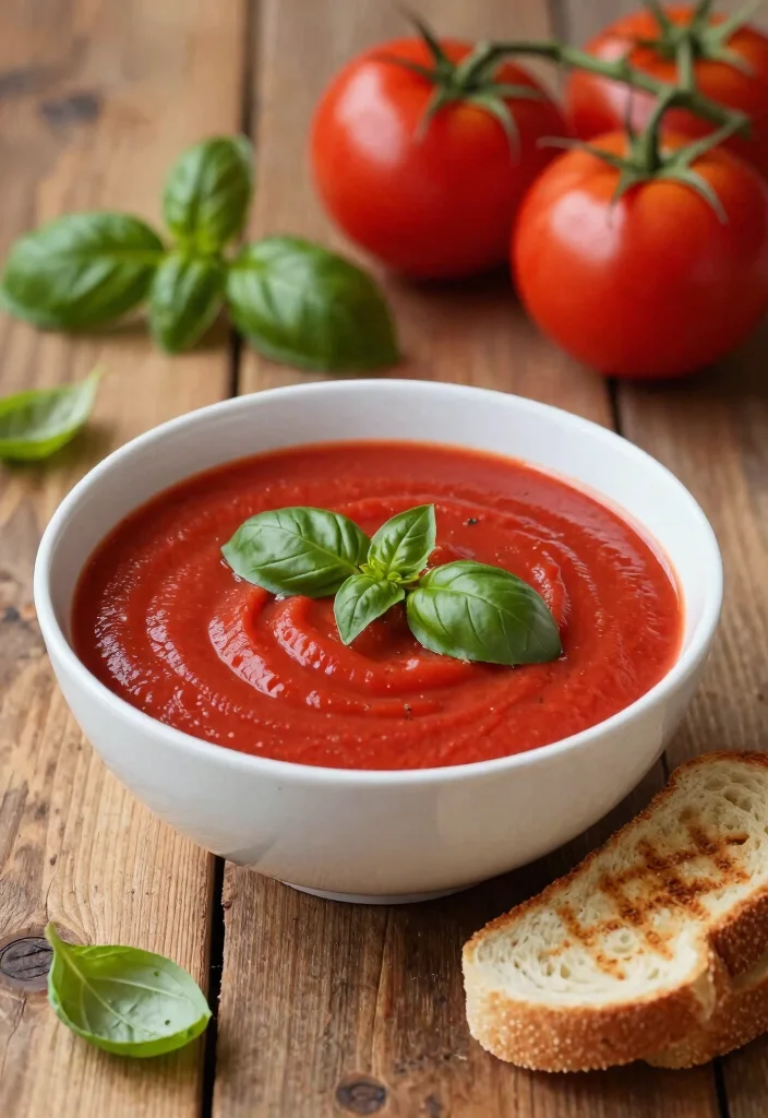 18 Easy Meals for Sick Family (Comforting & Healing Recipes) - 2. Creamy Tomato Basil Soup 1
