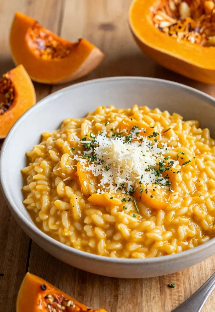 18 Easy Meals for Sick Family (Comforting & Healing Recipes) - 4. Butternut Squash Risotto 1