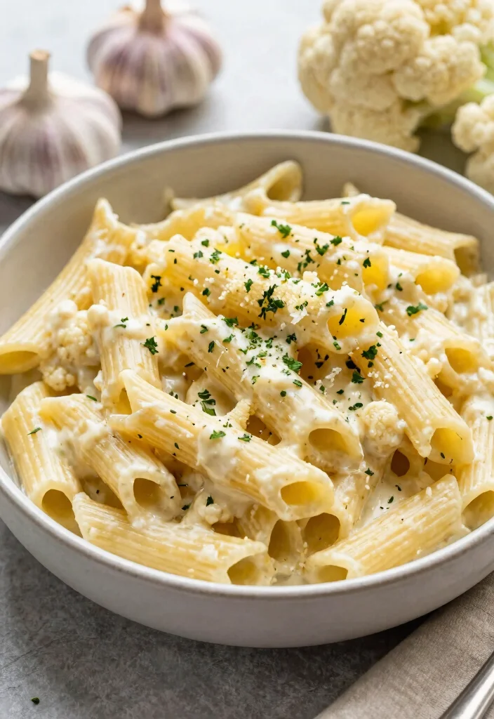 18 Family Friendly Dairy Free Meals: Creamy & Delicious - 16. Creamy Cauliflower Pasta 1