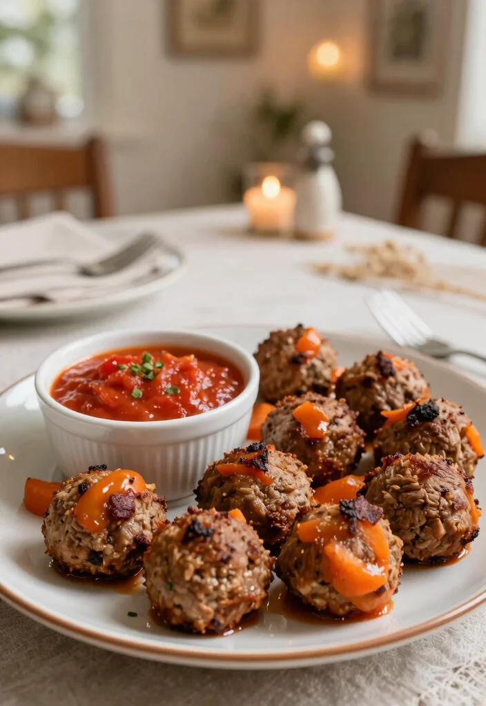 18 Family Meals with Ground Beef (Cheap & Filling) - 15. Beef and Carrot Meatballs 1