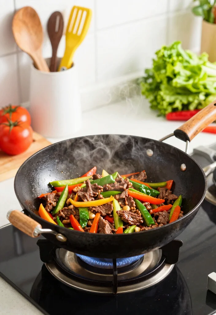 18 Family Meals with Ground Beef (Cheap & Filling) - 9. Beef and Vegetable Stir-Fry 1