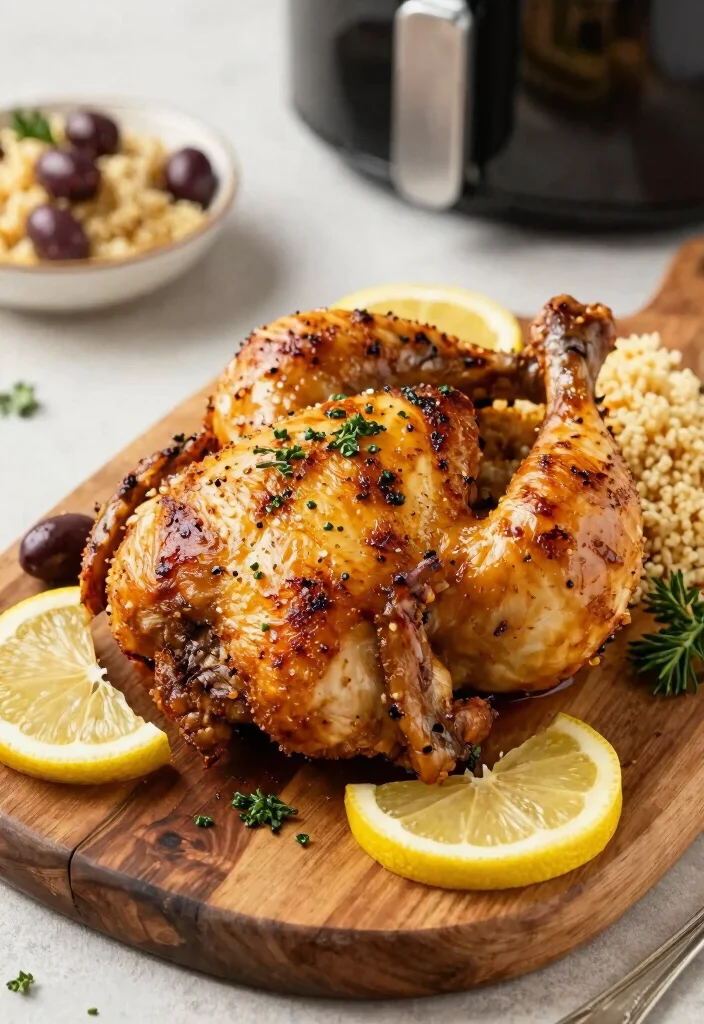 18 Juicy Air Fryer Chicken Meals for Family Dinners - 13. Mediterranean Air Fryer Chicken 1