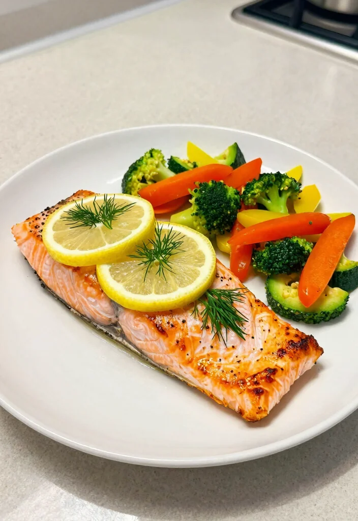 18 Low Carb High Protein Family Meals for Weight Loss - 12. Baked Salmon with Dill 1