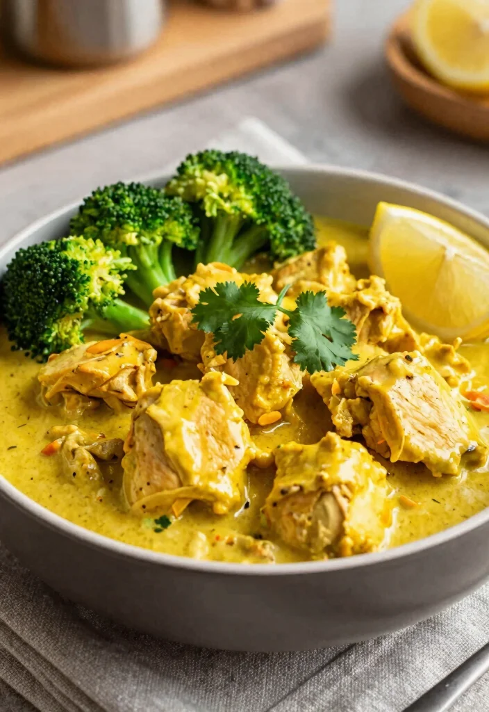18 Low Carb High Protein Family Meals for Weight Loss - 15. Coconut Curry Chicken 1