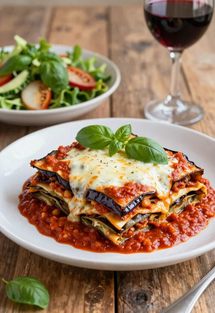 18 Low Carb High Protein Family Meals for Weight Loss - 8. Eggplant Lasagna 1