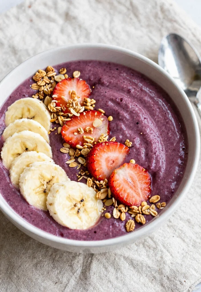 18 Nourishing Post Partum Meals for Family & New Moms - 18. Berry Smoothie Bowl 1