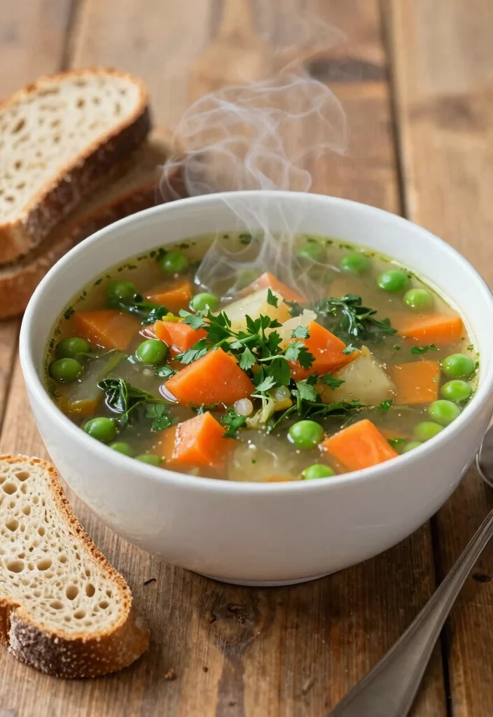 18 Nourishing Post Partum Meals for Family & New Moms - 6. Savory Vegetable Soup 1