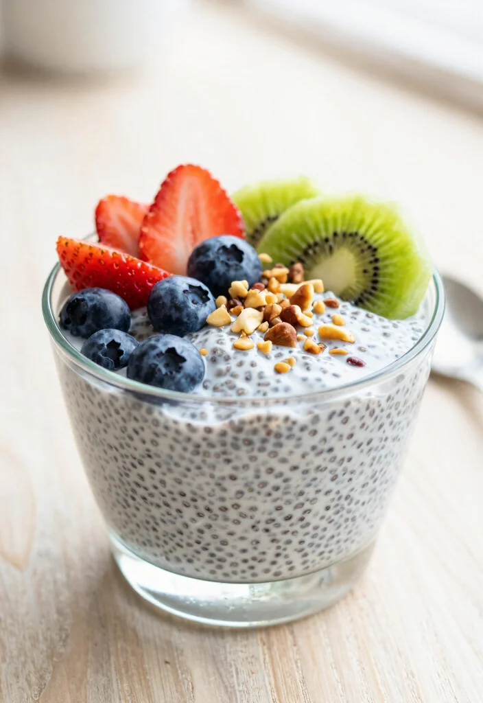 18 Nourishing Post Partum Meals for Family & New Moms - 8. Chia Seed Pudding 1