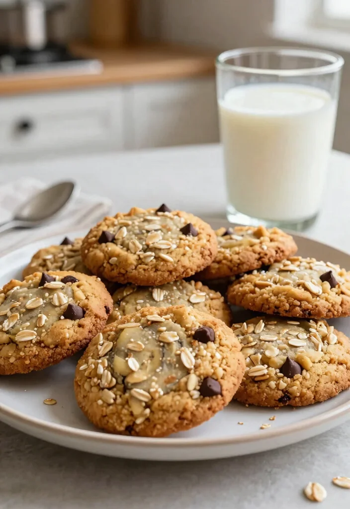 18 Nourishing Post Partum Meals for Family & New Moms - 9. Healthy Banana Oatmeal Cookies 1