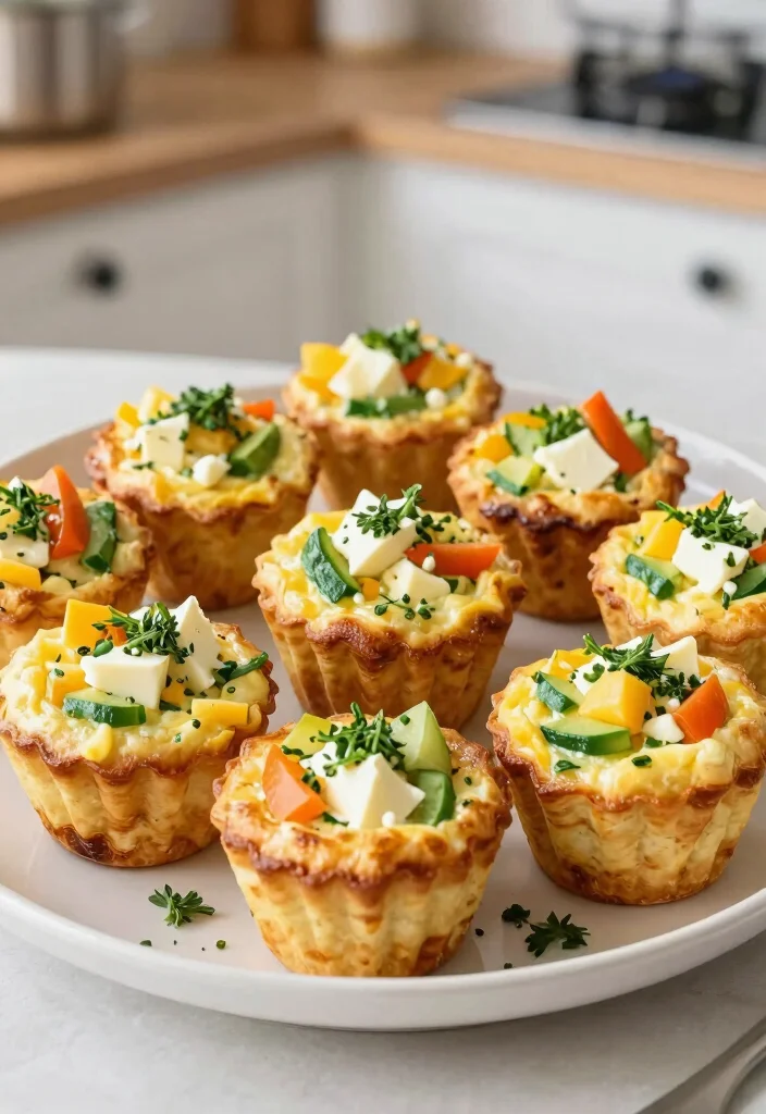 18 Weekend Breakfast with Family Recipes Worth Waking Up For - 11. Egg Muffins with Veggies 1