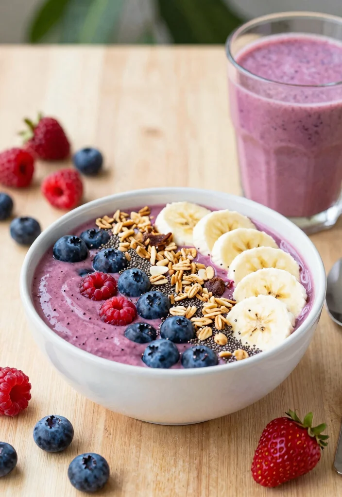 18 Weekend Breakfast with Family Recipes Worth Waking Up For - 3. Berry Smoothie Bowl 1