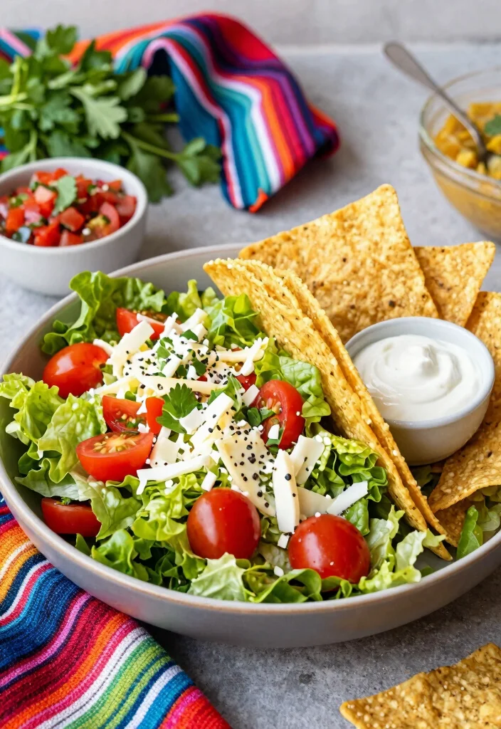19 Affordable Family Meals for Tight Budgets (Grocery List Included) - 17. Taco Salad 1