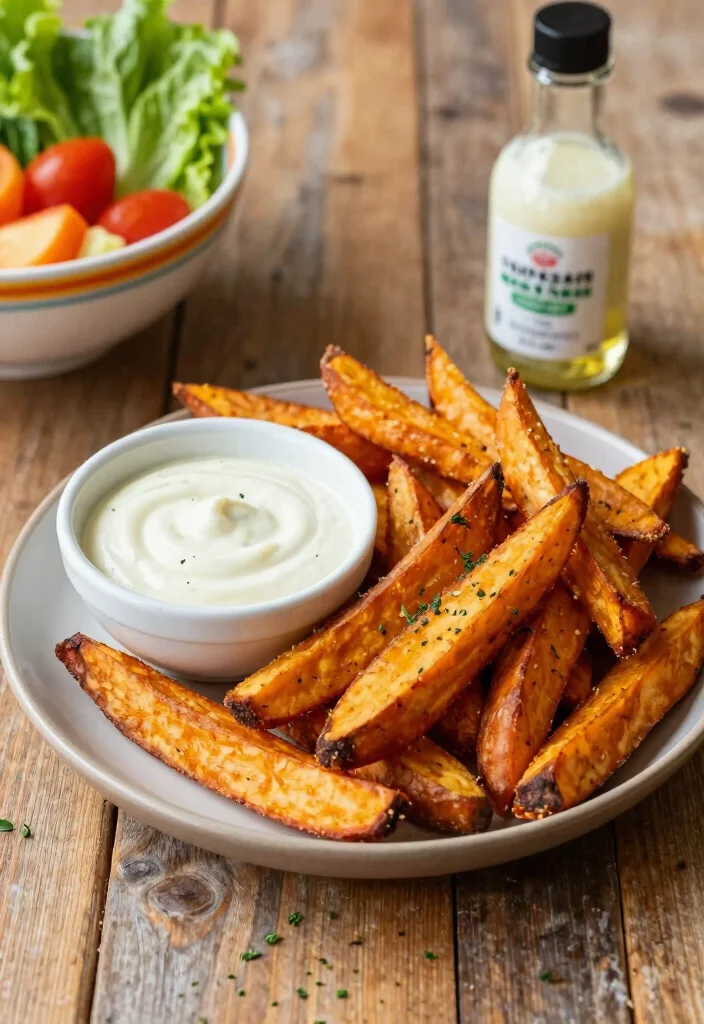 19 Air Fryer Meals for Family Healthy & Oil-Free - 1. Crispy Air Fryer Sweet Potato Fries 1