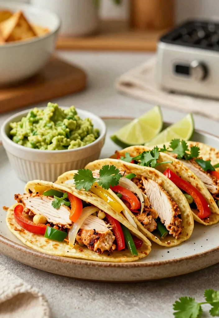 19 Air Fryer Meals for Family Healthy & Oil-Free - 13. Air Fryer Chicken Fajitas 1