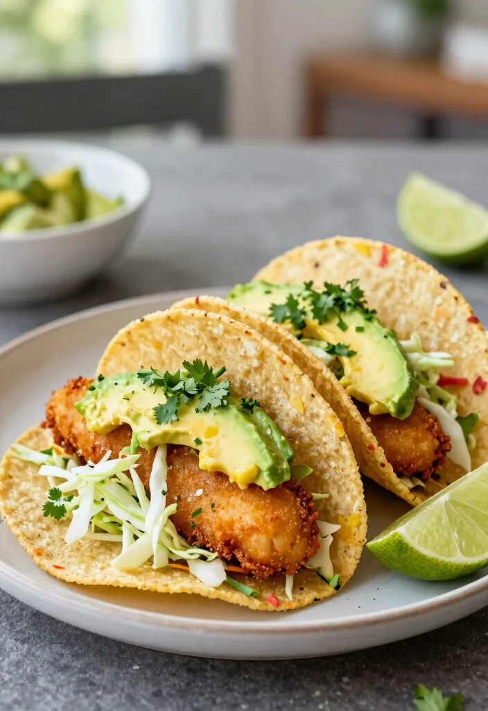 19 Air Fryer Meals for Family Healthy & Oil-Free - 14. Air Fryer Fish Tacos 1