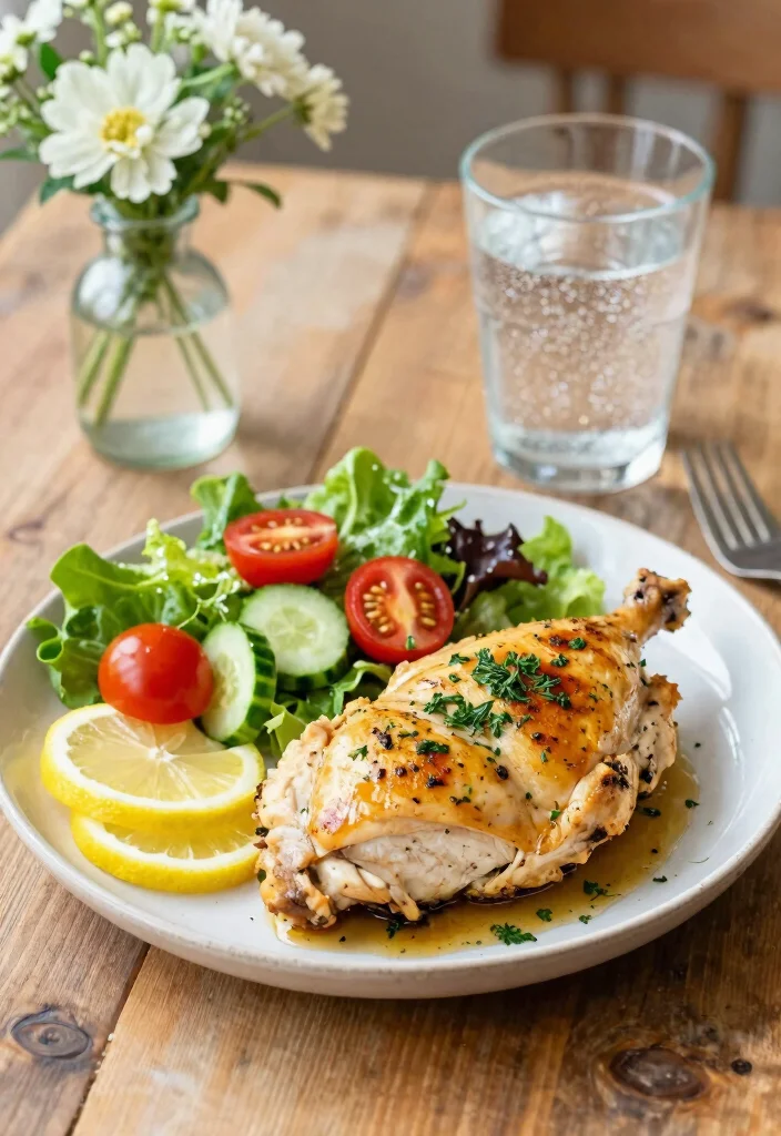 19 Air Fryer Meals for Family Healthy & Oil-Free - 2. Air Fryer Lemon Herb Chicken 1