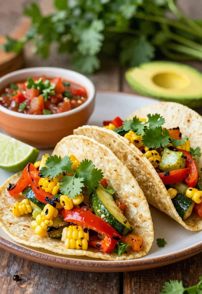 19 Air Fryer Meals for Family Healthy & Oil-Free - 3. Air Fryer Veggie Tacos 1