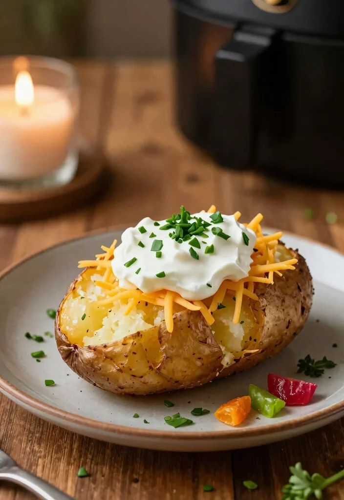 19 Air Fryer Meals for Family Healthy & Oil-Free - 8. Air Fryer Oven-Baked Potatoes 1