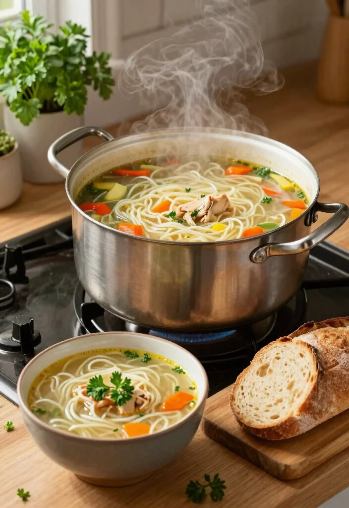 19 Best Meals to Take to a Family in Need (Meal Train Ideas) - 2. Hearty Chicken Noodle Soup 1