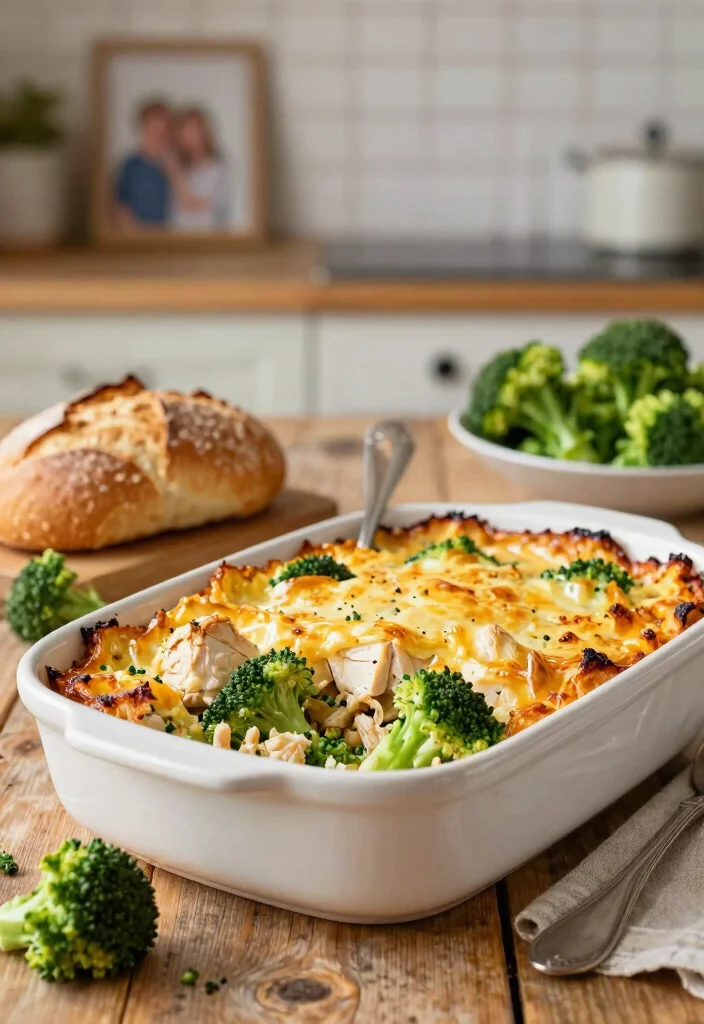 19 Easy Large Family Meals That Will Save Your Weeknights - 1. Cheesy Chicken and Broccoli Casserole 1