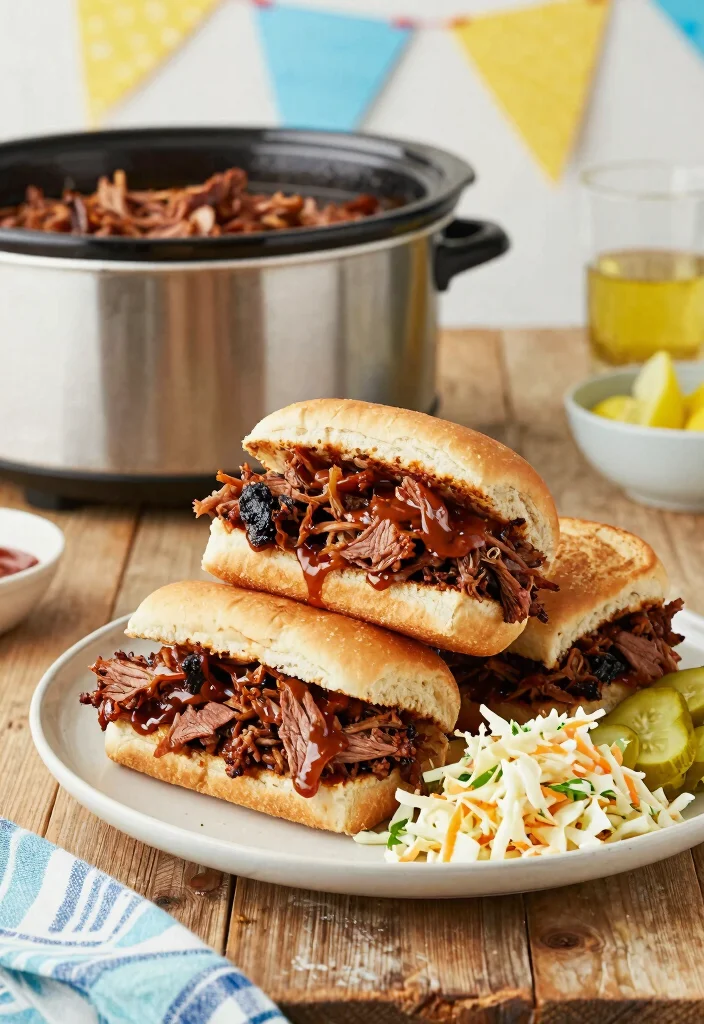 19 Easy Large Family Meals That Will Save Your Weeknights - 6. BBQ Pulled Pork Sandwiches 1