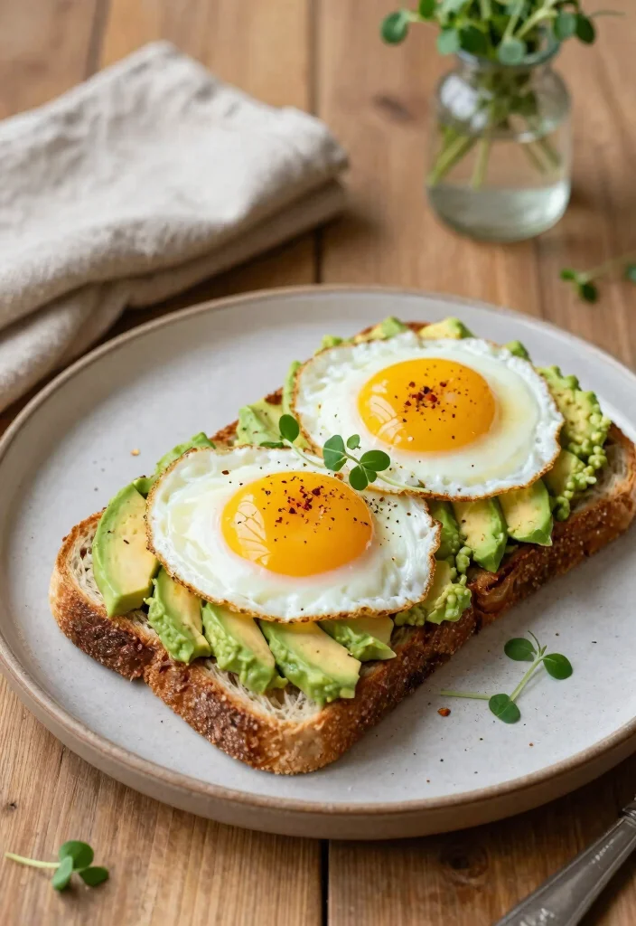 19 Easy Lunch Meals for Family: Quick Weekend Ideas - 12. Egg and Avocado Toast 1