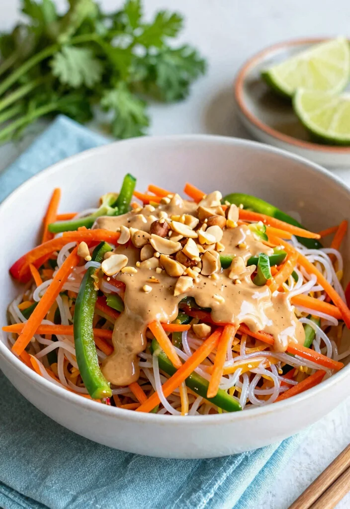 19 Easy Lunch Meals for Family: Quick Weekend Ideas - 14. Thai Peanut Noodle Salad 1