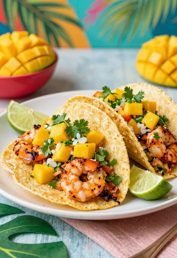 19 Easy Lunch Meals for Family: Quick Weekend Ideas - 18. Shrimp Tacos with Mango Salsa 1
