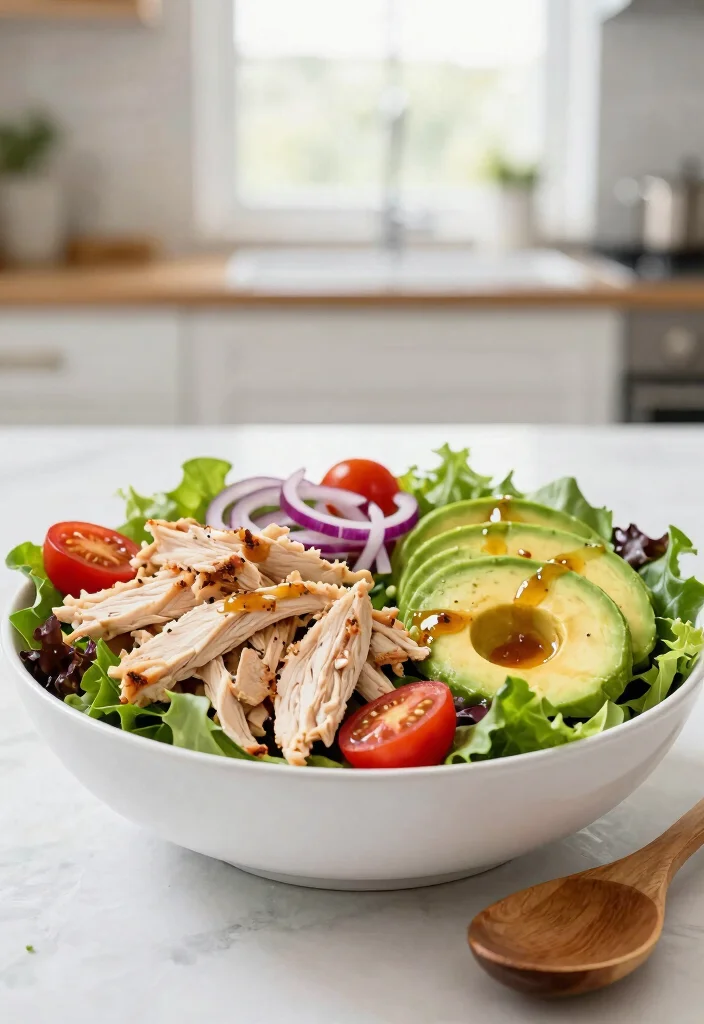 19 Easy Lunch Meals for Family: Quick Weekend Ideas - 3. Chicken Avocado Salad 1