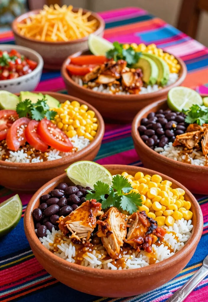 19 Easy Lunch Meals for Family: Quick Weekend Ideas - 6. Mexican Chicken Bowls 1