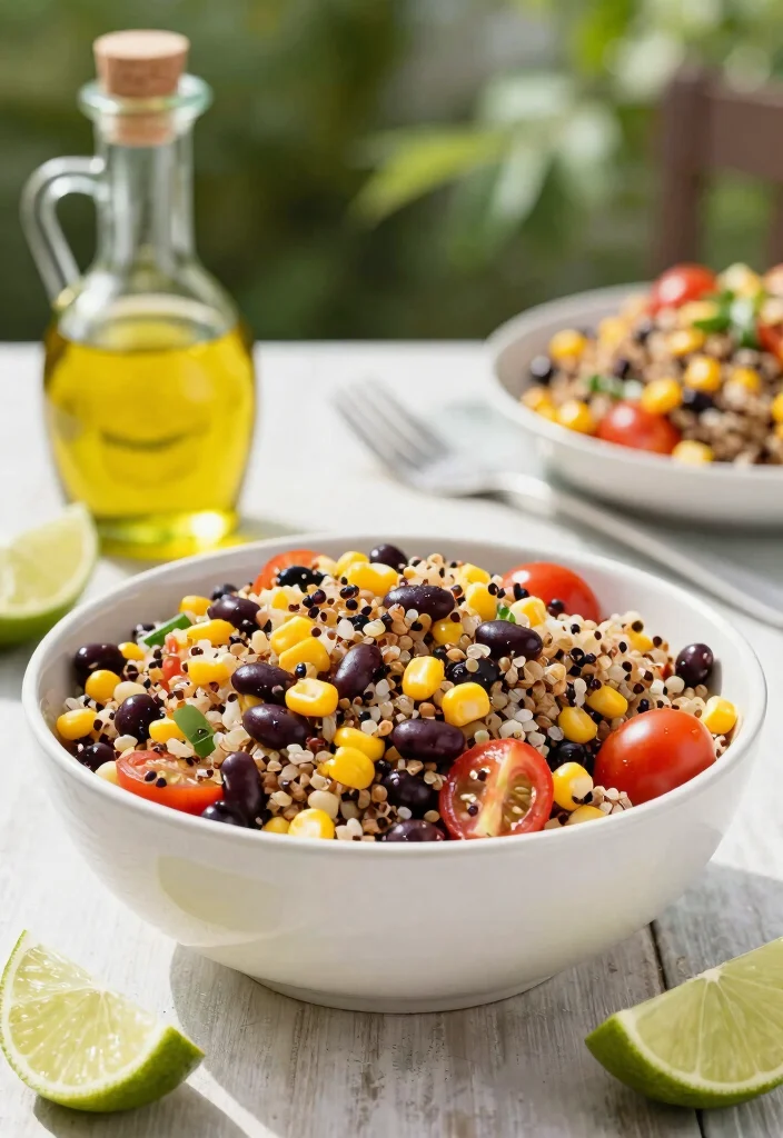19 Family BBQ Ideas Food & Sides for Summer Grilling - 4. Quinoa Salad with Black Beans 1