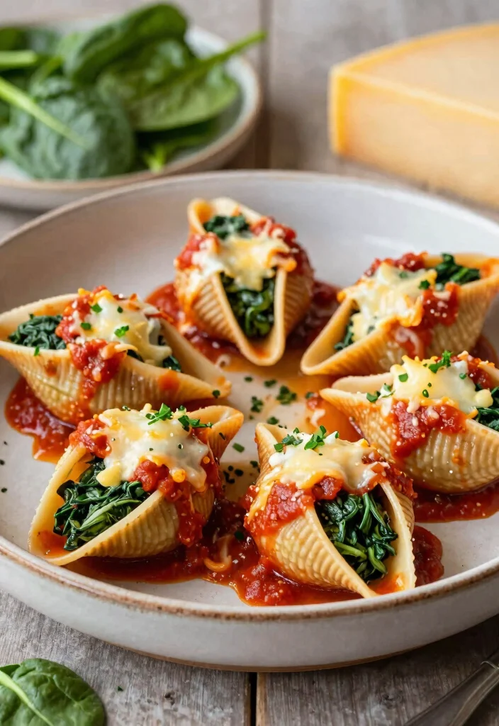 19 Family Friendly Slow Cooker Meals for Busy Moms - 11. Spinach and Cheese Stuffed Shells 1