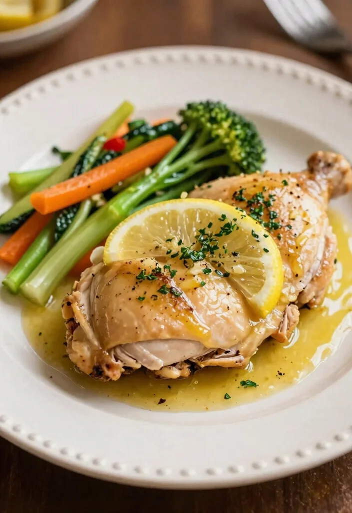 19 Family Friendly Slow Cooker Meals for Busy Moms - 13. Garlic Lemon Chicken 1