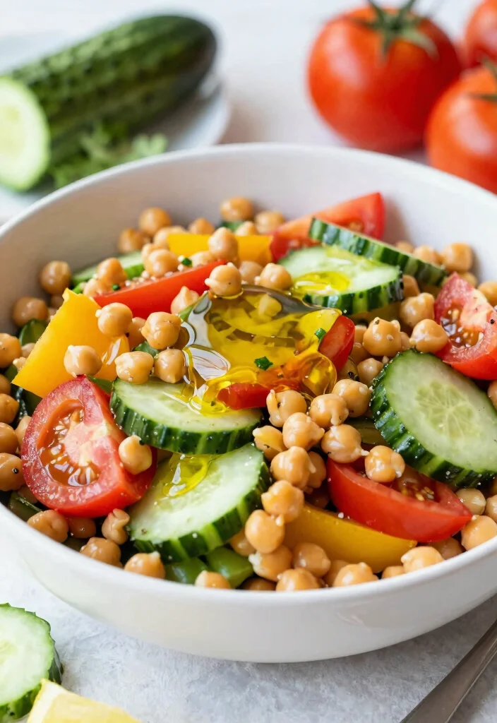 19 Family Friendly Slow Cooker Meals for Busy Moms - 15. Mediterranean Chickpea Salad 1