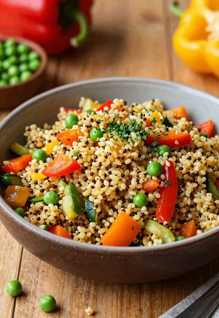 19 Family Friendly Slow Cooker Meals for Busy Moms - 9. Quinoa and Vegetable Pilaf 1