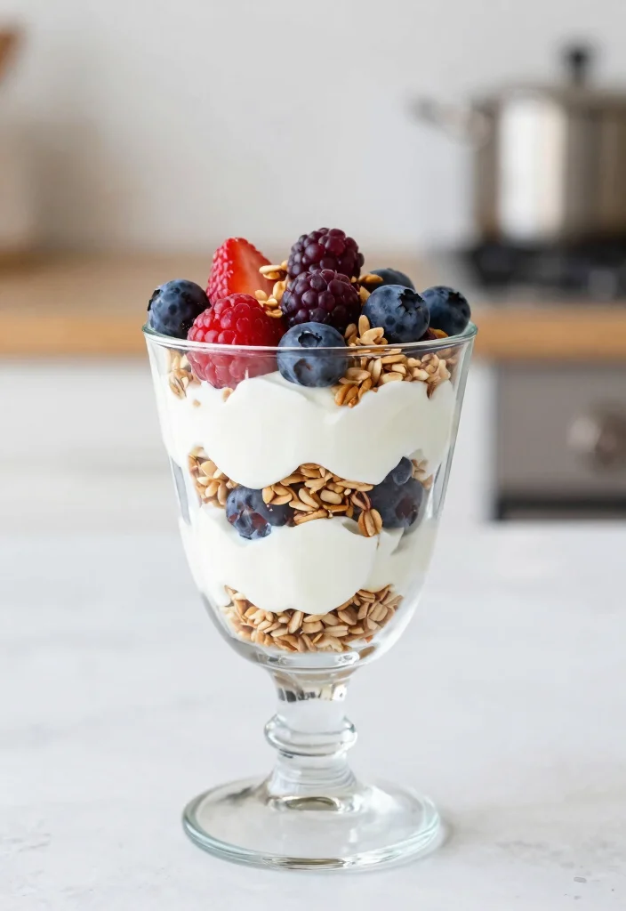 19 High Protein Low Calorie Family Meals That Are Filling - 19. Fruit and Yogurt Parfait 1