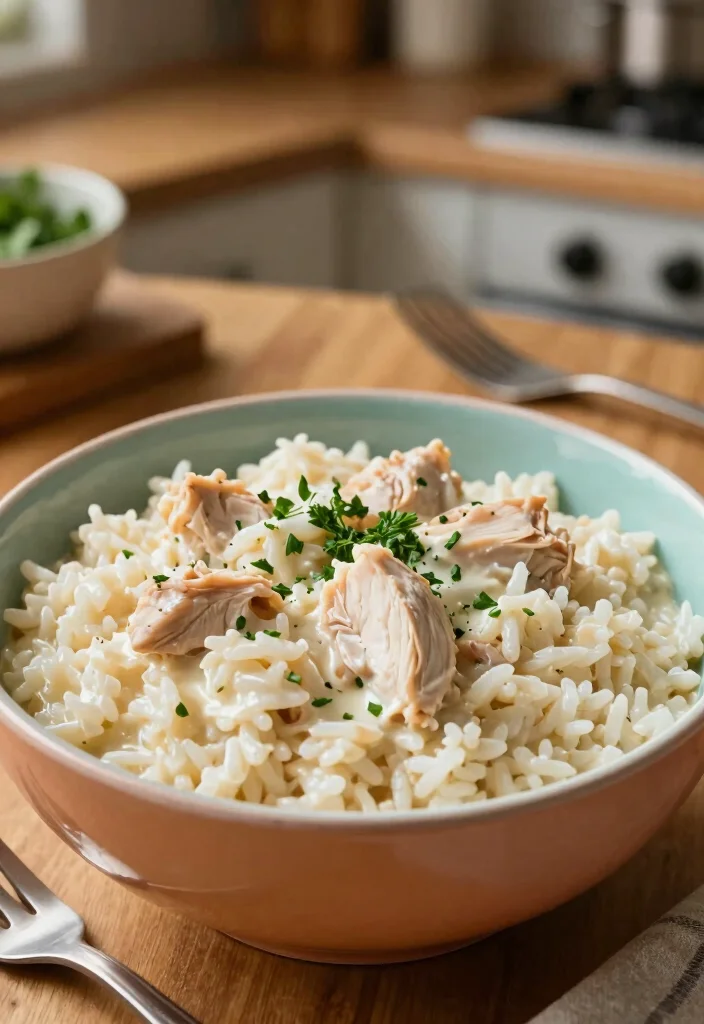 19 Instant Pot Large Family Meals (From Pot to Table Fast) - 1. Creamy Chicken and Rice 1