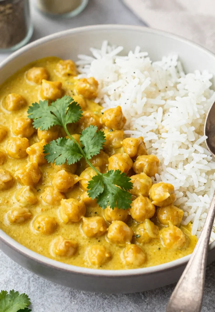 19 Instant Pot Large Family Meals (From Pot to Table Fast) - 11. Coconut Curry Chickpeas 1
