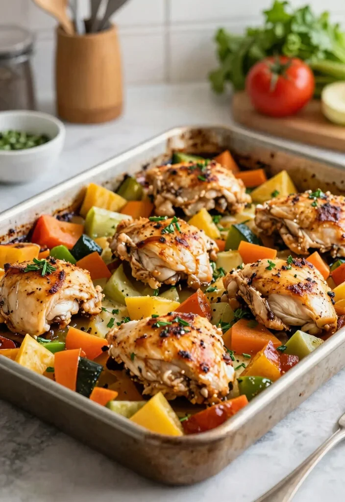 19 Whole 30 Family Meals Kids Will Love (Compliant & Tasty) - 10. One-Pan Chicken and Veggie Bake 1