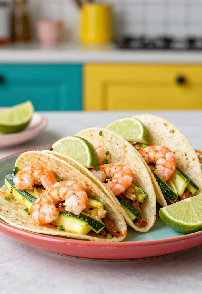 19 Whole 30 Family Meals Kids Will Love (Compliant & Tasty) - 16. Shrimp and Zucchini Tacos 1