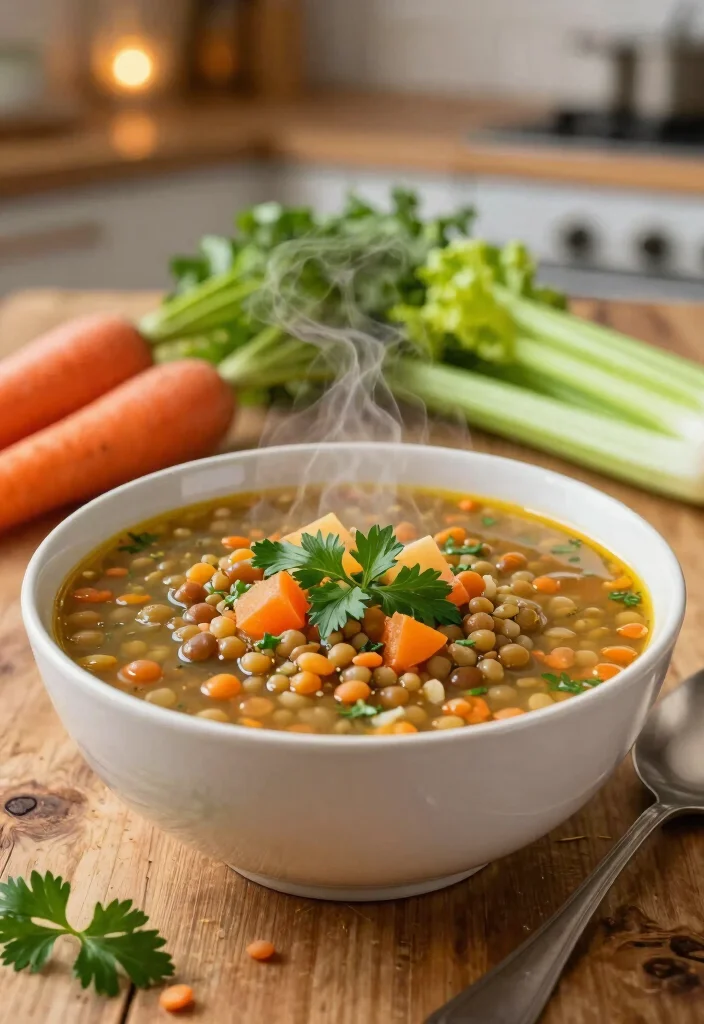 20 Cheap Healthy Meals for Families on a Tight Budget - 1. Hearty Vegetable Lentil Soup 1