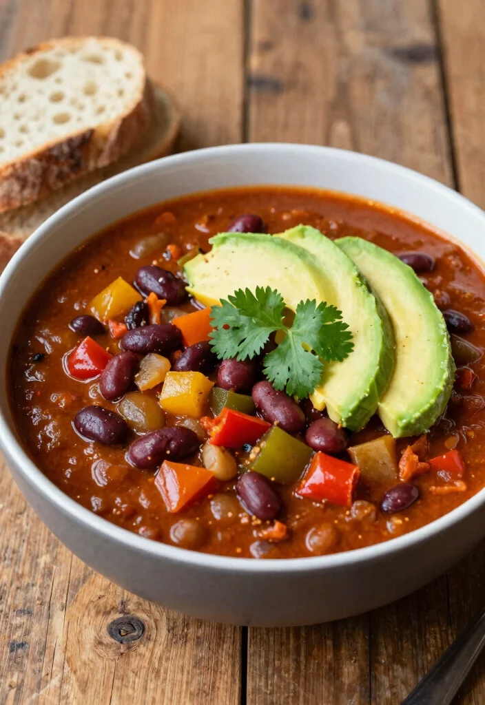 20 Cheap Healthy Meals for Families on a Tight Budget - 10. Vegetable and Bean Chili 1