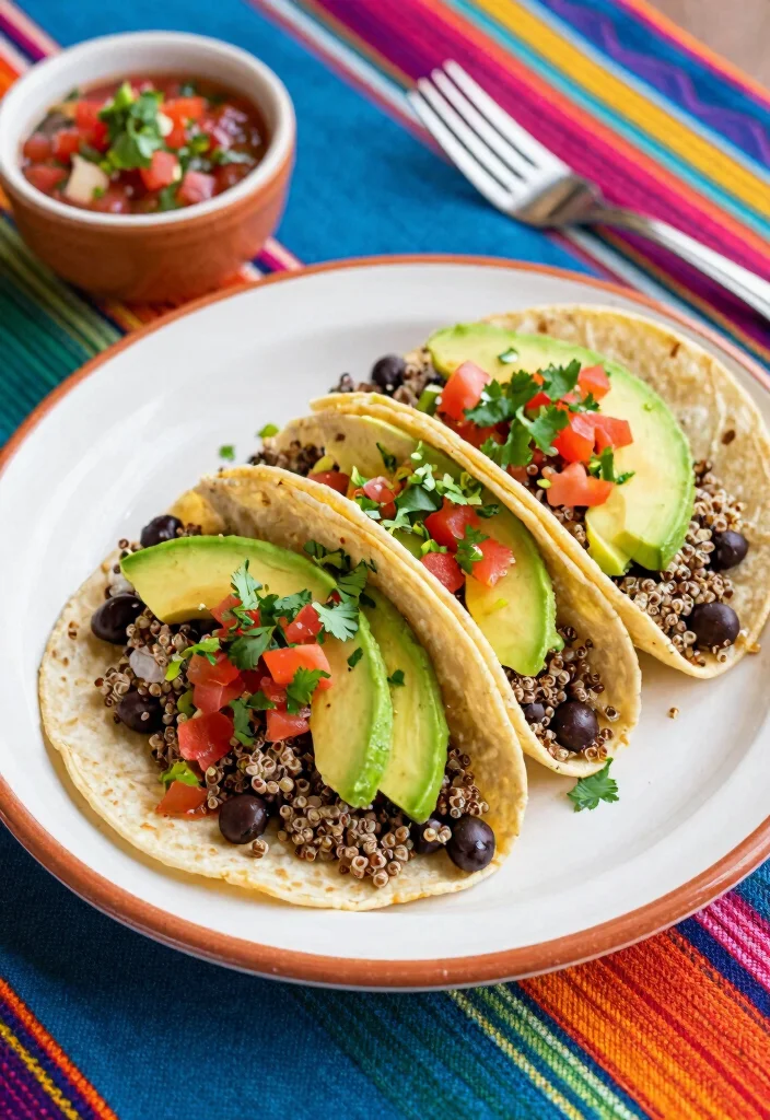 20 Cheap Healthy Meals for Families on a Tight Budget - 2. Quinoa and Black Bean Tacos 1