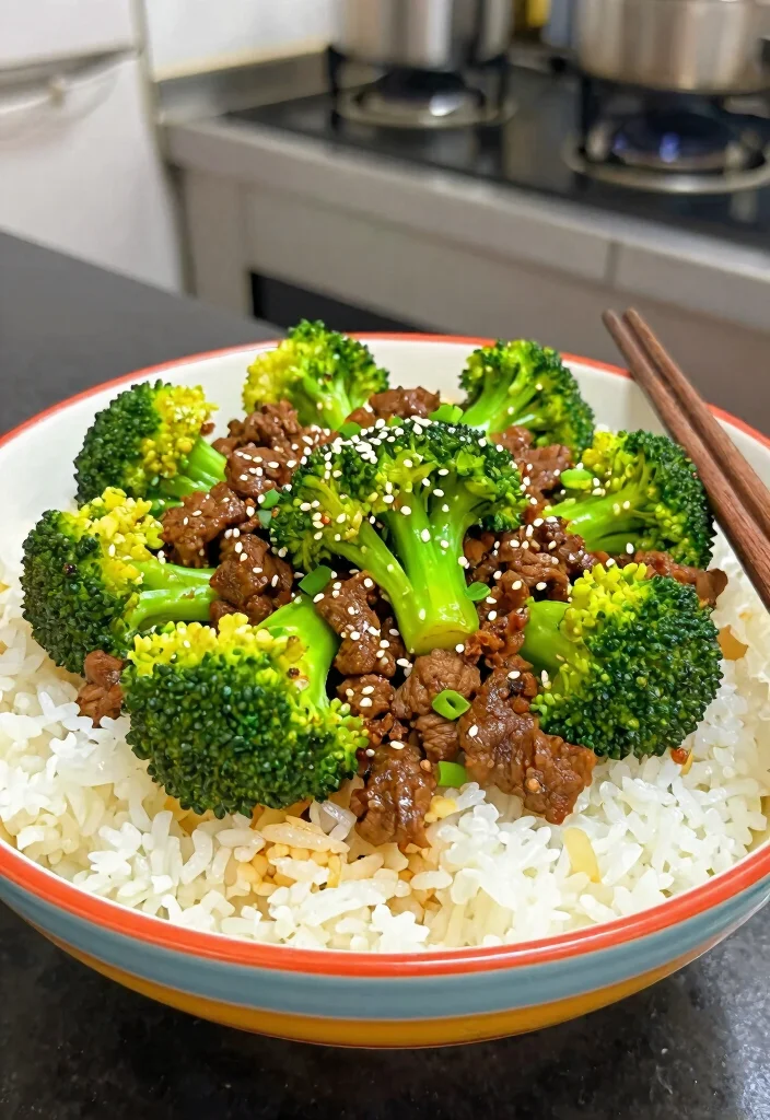 20 Cheap Large Family Meals Ground Beef Recipes - 6. Beef and Broccoli Stir-Fry 1