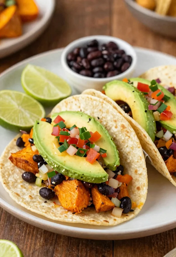 20 Easy Healthy Dinner Recipes for Family (Budget Friendly Guide) - 15. Sweet Potato and Black Bean Tacos 1