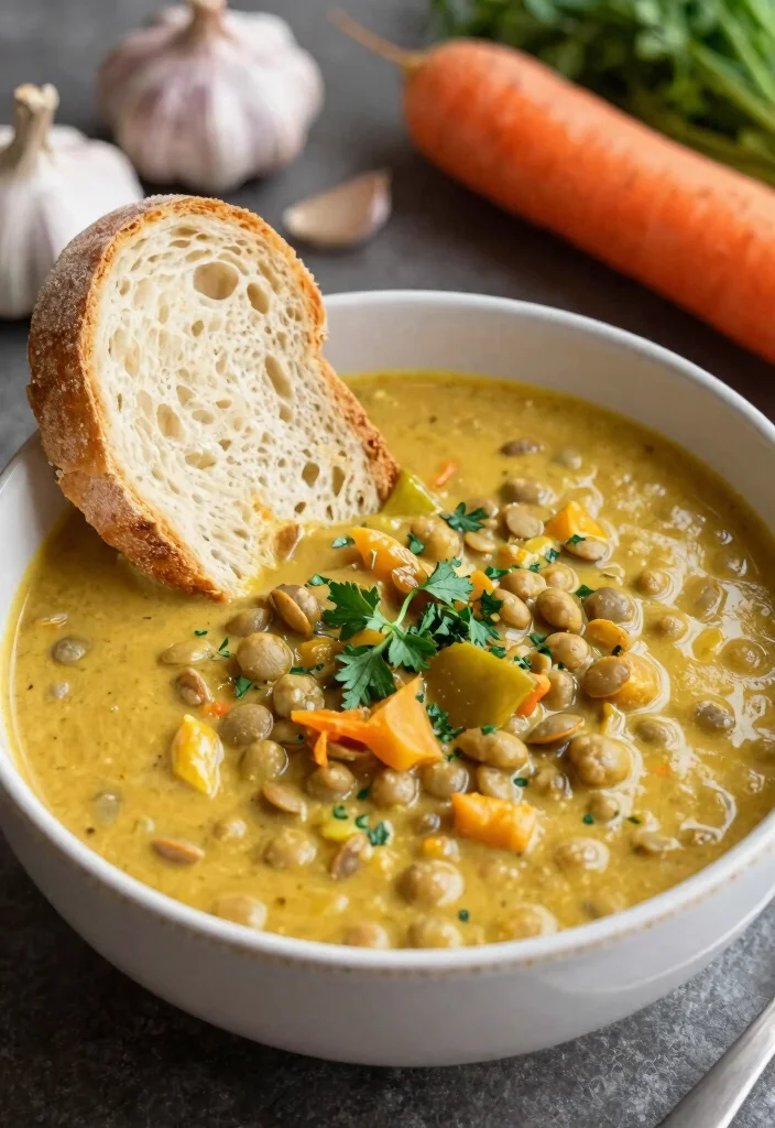 20 Easy Healthy Dinner Recipes for Family (Budget Friendly Guide) - 19. Coconut Curry Lentil Soup 1